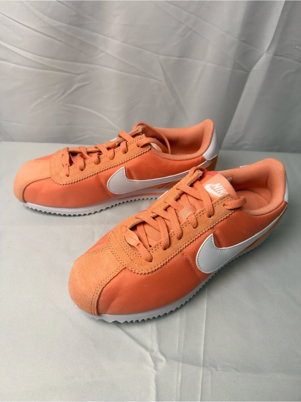 Nike Cortez TXT GS Apricot Agate White Sneakers 5Y Women’s 6.5 NIB